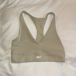 SET Active Women's Taupe Sports Bra